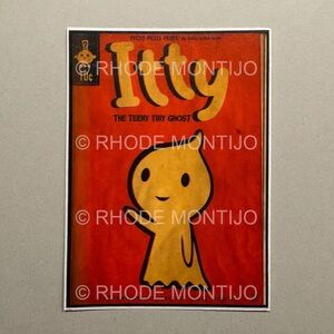 Sticker: Itty the Teeny Tiny Ghost Comic Book Cover